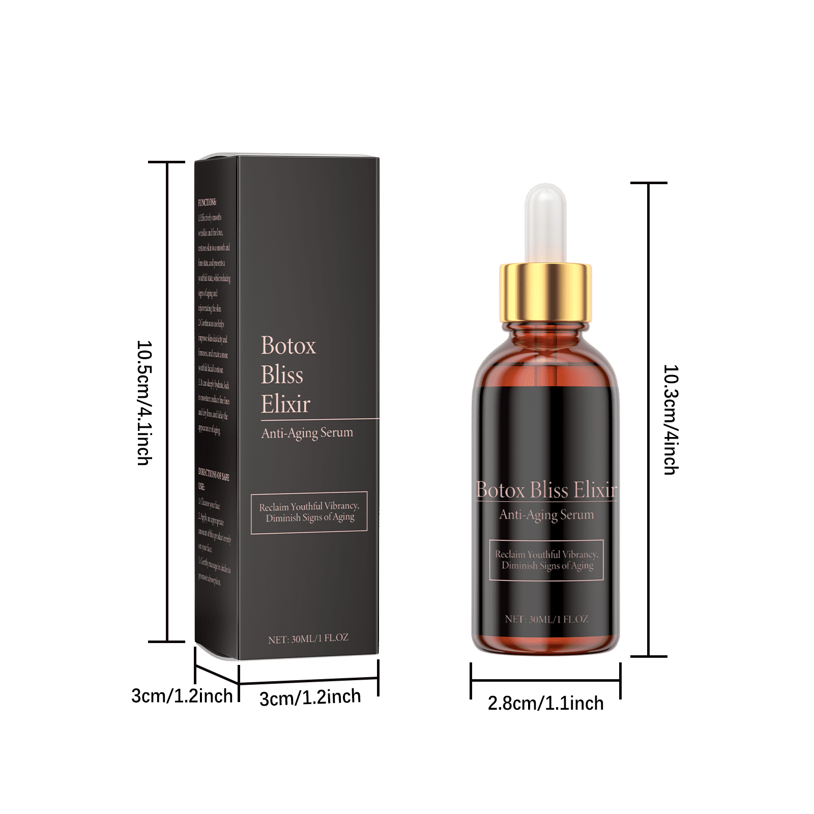 Alvantor Hydrating Essence Facial Serum with Hyaluronic Acid, Anti-Aging Fine Lines Wrinkle Smoothing Moisturizer, 1fl.oz
