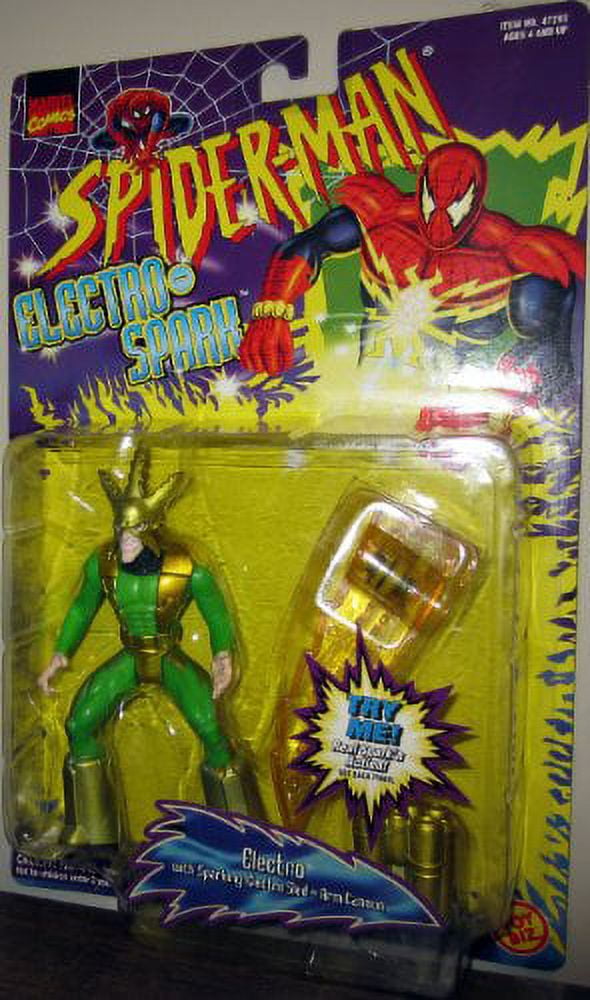 Spider-Man Electro Spark Captain America Figure - Walmart.com