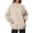 Beige, variant on Women's Neck Sweatshirts,Oversized Turtleneck Long Sleeve Pullover Tops Fall Trendy Soft Sweatshirt Sweatshirts for Women Casual Daily Wear