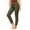 Army Green(Great Pants), variant on ZHYou No Boundarie Leggings for Women Lace Hem High Waist Stretch Slim Fit Ankle Length Yoga Cropped Pants,Army Green,Size 2XL