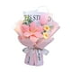 thumbnail image 2 of Bouquet de flores de crochet tulipanes hechos a mano Regalo Flores artificiales Decoración del Día de la Madre para el aniversario de graduación año Rosa, 2 of 8