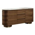 thumbnail image 6 of ACME Willene Contemporary Wood Server with Ceramic Top in Walnut/White, 6 of 8