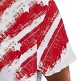 thumbnail image 5 of Erwazi Men’s Button Down Shirts Summer Short Sleeve Printed Collared 4th of July Mens Tops, 5 of 5