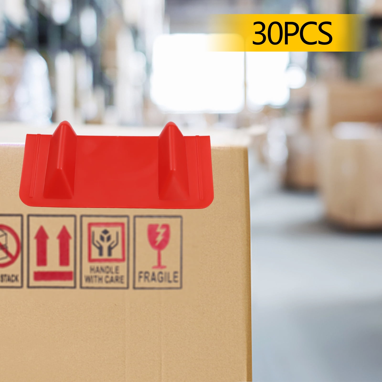 Red 30-Pack Corner Protector, Edge Protectors Flatbed, Protects Cargo Edges