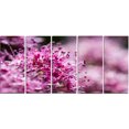 thumbnail image 2 of Bright Pink Little Flowers - Large Flower Canvas Wall Art, 2 of 3