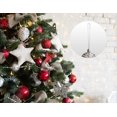 thumbnail image 2 of 200pcs Christmas Ornaments String Hanger Silver Precut Ribbon Hook for Christmas Tree Ornament Decorations with Snap Fastener, 2 of 5