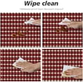 thumbnail image 4 of Round Fitted Tablecloth 52 Inch, Line Stripes Check Fitted Round Table Cover Elastic Stretch Tablecloth Heat Resistant Table Cloths Holiday Table Cover for Restaurant, Picnic, Indoor Outdoor, 4 of 8