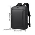 thumbnail image 3 of Bolsa Para Portátil Mochila de negocios duradera Mochila escolar de alta capacidad para hombres con cremallera Ocio diario Ndcxsfigh Para Estrenar, 3 of 3