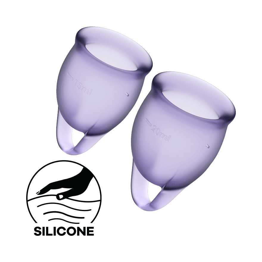 Satisfyer Feel Confident Menstrual Cup Reusable Period Cup with