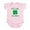 Petal Pink, variant on CafePress - Kiss Me I'm Irish Infant Bodysuit - Baby Light Bodysuit, Size Newborn - 24 Months