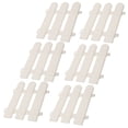thumbnail image 3 of PAMINGONO 6Pcs White Portable Plastic Garden Fence Decorative Landscape Border for Yard and Patio, 3 of 7
