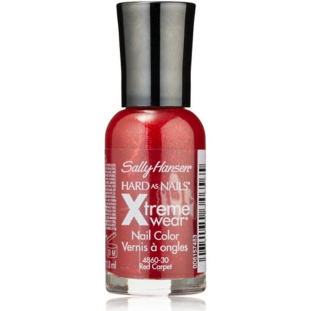 Sally Hansen Hard as Nails Xtreme Wear, Red Carpet [30], 0.4 oz (Pack of 3)