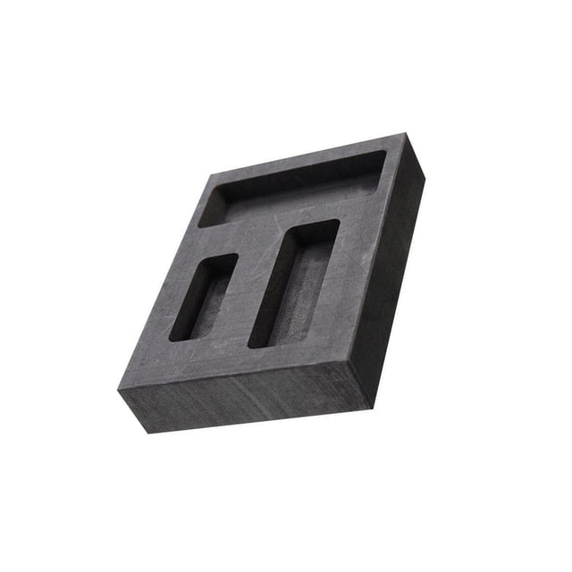 Kenally Molde de grafito profesional para fundir, moldes de fundición prácticos, refinación, molde multiusos, herramienta de crisol, tienda de Herramientas y ferretería 3 agujeros