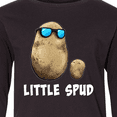 thumbnail image 4 of Inktastic Little Spud Potato Father and Child Long Sleeve Youth T-Shirt, 4 of 5