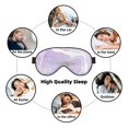 thumbnail image 7 of Naloa Lavender Glitter Foil Stripes Print Sleep Mask for Sleeper, Light Blocking Sleeping Eye Mask for Women Men, Eye Shade with Adjustable Strap for Travel, Nap,Meditation, 7 of 7