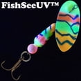 thumbnail image 2 of Panther Martin PMSSTUV_12_CLO FishSeeUV Salmon & Steelhead Fishing Spinning Lure - Chartreuse/Lime/Orange - 12 (7/16 oz), 2 of 4