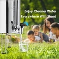 thumbnail image 4 of Water Filter Stainless Steel Stand, with Rubberized Non-Skid Feet, Replacement for Berkey® Water Filter System, King Tank Gravity-fed Water Filter System, 4 of 8