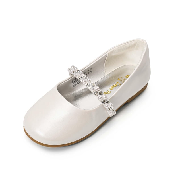 Zapatos DREAM PAIRS SERENA Bailarinas Mary Jane para Niñas Pequeñas en Marfil