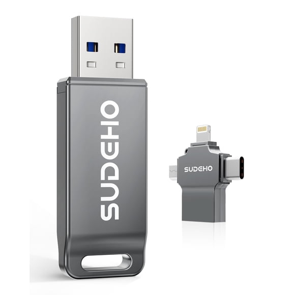 Unidad flash USB SUDEHO de 256 GB con certificación MFi para iPhone