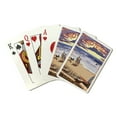 thumbnail image 1 of Pismo Beach, California, Beach and Sunset, Lantern Press, Premium Playing Cards, 52 Card Deck with Jokers, USA Made, 1 of 4