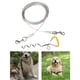 thumbnail image 3 of Cable de para mascotas y para perros - Correa de de alambre de material acero de doble cabeza Correa de metal para perros resistente a 3m Salvador Estacas para atar mascotas, 3 of 8