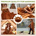 thumbnail image 4 of Sudadera portátil con capucha Mewaii Highland Cow para adultos, 4 of 8
