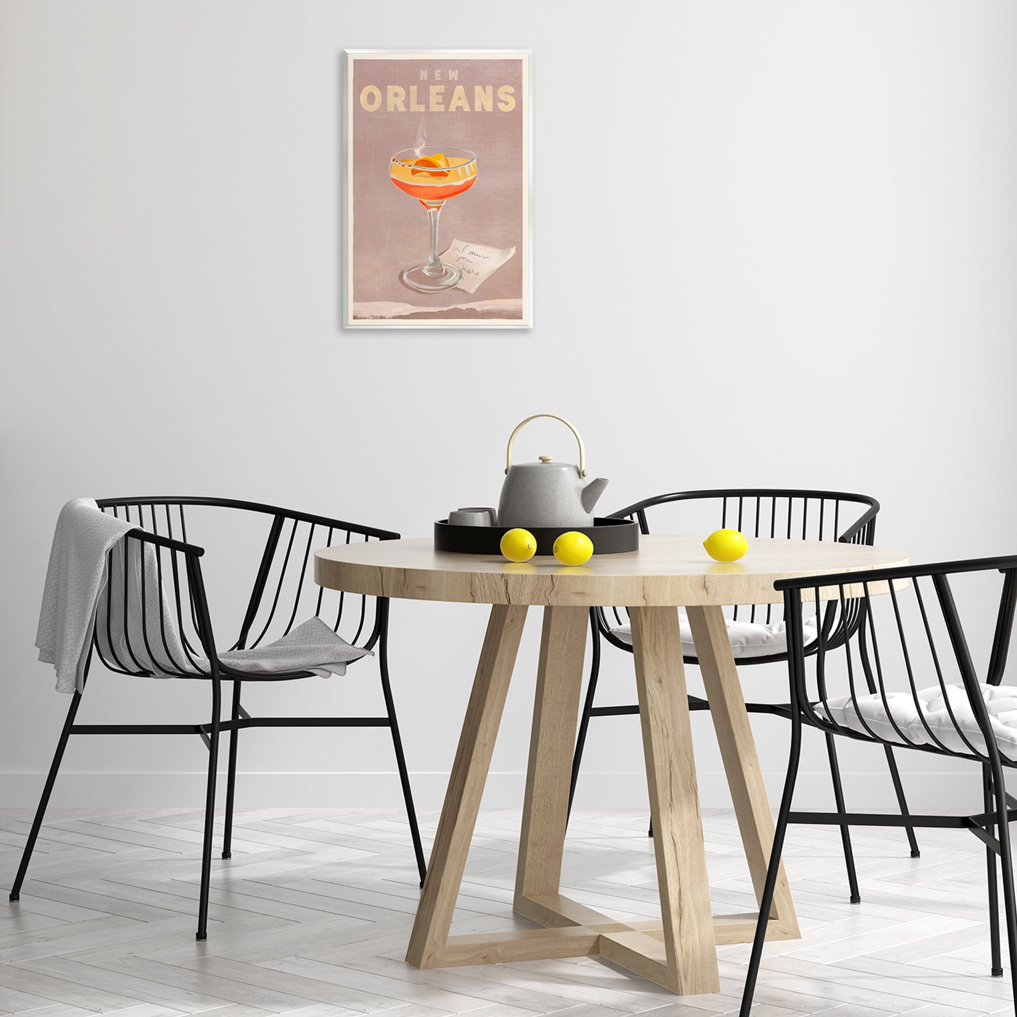 Stupell Industries New Orleans Cocktail Food & Beverage Painting Unframed Art Print Wall Art, 13 x 19