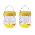 thumbnail image 1 of Fiudx Trampa Solar para Abejas, Atrapamoscas para Avispas Drosophila, Diseño de Doble Túnel, Luz Solar, Construcción Duradera y Reutilizable, Uso En Exteriores, Fácil de Instalar, Juego de 2 Piezas,, 1 of 2
