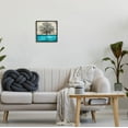 thumbnail image 2 of Stupell Industries Modern Turquoise Tree Collage Graphic Art Black Framed Art Print Wall Art, Design by Eric Turner, 2 of 7