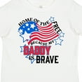 thumbnail image 4 of Inktastic Home of the Free Because My Daddy is Brave Boys or Girls Toddler T-Shirt, 4 of 5