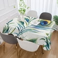thumbnail image 2 of Yayeee Tablecloths for Rectangular Tables 54 x 72 inch Party Table Cover, Peacock Feather, 2 of 6