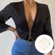 thumbnail image 3 of cruzado Pecho Cuerpo Cadena Playa Arnés Collar Joyería dorado Sunnimix Cadena del cuerpo, 3 of 8