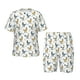 thumbnail image 1 of Balery Farm Roosters Conjunto de Pijama Infantil de Manga Corta con Estampado – Ropa de Dormir de Algodón Suave-Large, 1 of 6