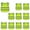 Neongreen1, variant on GOGO 10 Pack Child Reflective Vest For Outdoors Sports, Safety Vest, Preschool Uniforms, One Size-NeonGreen1