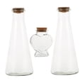 thumbnail image 5 of Raindrops 3Pcs Wishing Drift Bottles Sand Ceremony Glass Bottles Small Cork Bottles, 5 of 8