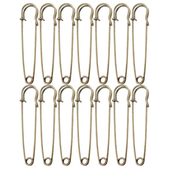 15 Pack Pinces à Papier Bronze, Finition Lisse pour Organiser Documents Fournitures de Bureau Pinces en Métal de Qualité, Papeterie de Bureau, Pinces à Papier Bronze, Bronze, 15 Pcs