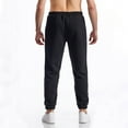 thumbnail image 5 of HomeGardon Mens Pants Men Casual Fashion Elastic Waist Solid Trousers Elastic Long Pants,S-XXXL, 5 of 6