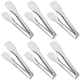 thumbnail image 1 of Pinzas para servir Pinzas de cocina Pinzas para buffet Pinzas para alimentos de acero inoxidable Pinzas para servir pinzas pequeñas Paquete de 6 (7 pulgadas), 1 of 5