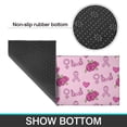 thumbnail image 6 of Pink Breast Cancer and Pioneer Flower Kitchen Rugs Sets Of 2,Anti Fatigue Kitchen Mat Rugs Non Slip Washable,Decorative Kitchen Floor Mats for Kitchen,Sink,Laundry,17"x30"+17"x47", 6 of 7