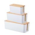 thumbnail image 1 of Baohd Desk Tough Organizer For Desk Storage For Tough Say To Clutters Desk Desk Storage For Cables Organizer For Desk Black S, 1 of 6