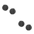 thumbnail image 4 of Inteprter Professional Practical Left Back Landing Gear Wear-resistant Cover Base Drone Kits Leg Replacement Landing Parts Repair Feet Como se muestra 2Conjunto, 4 of 6