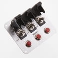 thumbnail image 4 of Pilot Automotive Pilot PL-SW53E 3 Safety Covered Toggle Switch Panel W Red Indicator Lights, 1 Pack, 4 of 6