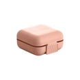 thumbnail image 2 of JilgTeok 1 Packs Portable Medicine Storage Organizer Boxes Pill Containers Plastic Rectangular Anytime Divider Cutter Dividing Boxes with Compartments for Travel Daily Medication Management Pink, 2 of 8