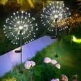 thumbnail image 3 of SAYFUT 100 LED Solar Firework Lights Outdoor Waterproof Garden Path Outdoor Decor Lamps, 3 of 4