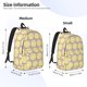 thumbnail image 2 of Disketp Yellow Lemon Slices Mochila de Lona Estampada, Mochila Escolar de Viaje Ligera para Estudiantes y Portátil-Small, 2 of 5