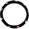 thumbnail image 1 of Automotive Women Embroidery Cute Car Steering Wheel Cover (Butterfly), 1 of 5