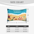 thumbnail image 3 of Fotbe Hello Summer1 Pillow Cases - Envelope Closure - Luxury, Extra Soft, Cooling Pillow Covers - Wrinkle, Fade, Stain Resistant-20"x30", 3 of 8
