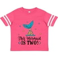 thumbnail image 3 of Inktastic Mermaid 2nd Birthday 2 Year Old Girls Toddler T-Shirt, 3 of 5