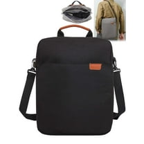 Gustave Crossbody Messenger Bag 13 inch Laptop Sleeve Carrying Case Computer Bags Lightweight Waterproof Briefcase Shoulder Handbag for Men Work Business Travel "Black"