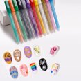 thumbnail image 4 of Nail Art Pen, Easy To Grip Nail Drawing Pen Lightweight  For Salon For Manicure, 4 of 8